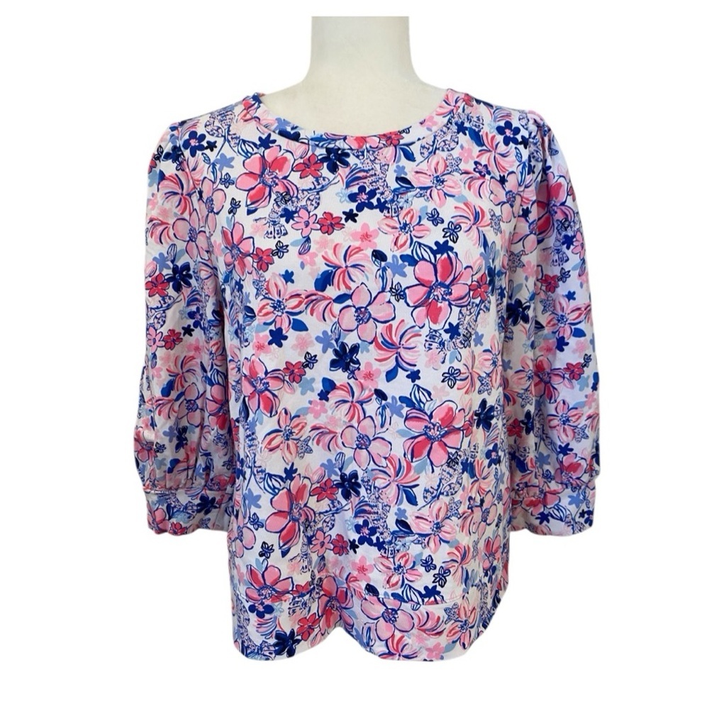 Lilly Pulitzer Womens Crewneck Corden Sweatshirt Size Large Party Like A Lobster